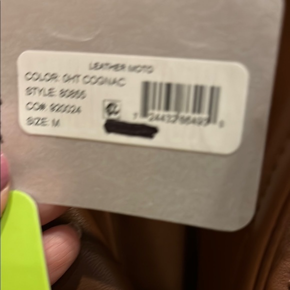 Sam Edelman Brown Leather Jacket - Picture 4 of 5